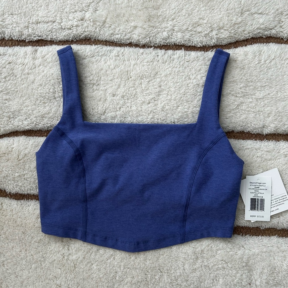 Beyond Yoga Square Neck Crop Tank